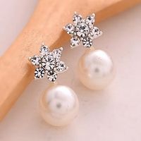 1 Pair Stud Earrings Drop Earrings For Women's AAA Cubic Zirconia Wedding Daily Alloy Classic Fashion Lightinthebox