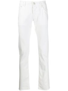 Jacob Cohen slim-fit trousers - White
