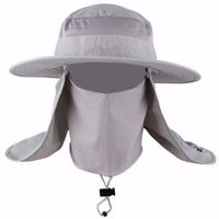 Men Women Wide Brim Bucket Hat Camping Fishing Outdoor Sport Sun UV Protection Cap