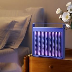 Electric Shock Mosquito Killer Lamp Rechargeable USB Wall Mount Insect Trap Electric Indoor Bug Zapper UV Light for Home Office miniinthebox