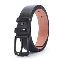 Men's Belt PU Brown Coffee Black Designer Belts Office Festival Pure Color  Spring  Summer  Fall  Winter Lightinthebox - thumbnail