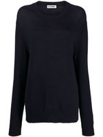 Jil Sander chain cuff jumper - Blue