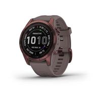 Garmin Fenix 7S Sapphire Solar 42Mm Dark Bronze Titanium with Shale Grey Band Smartwatch