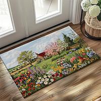 Countryside Cottagecore Doormat Kitchen Mat Floor Mat Non-Slip Area Rug Oil Proof Rug Indoor Outdoor Mat Bedroom Decor Bathroom Mat Entrance Entryway Rug Lightinthebox