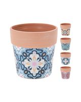 Koopman Flowerpot Terracotta 14cm Assorted 1 Piece