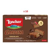 Loacker Gardena Chocolate Wafers 18X5X38G