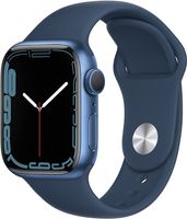 Apple Watch Series 7 (GPS, 45mm) - Blue Aluminium Case, Abyss Blue Sport Band - thumbnail