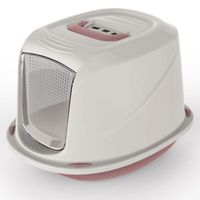Georplast Galaxy Deluxe Cat Litter Box - Pink(Pack Of 2)