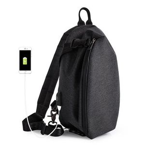 TANGCOOL USB Charging Port Chest Bags Vintage Crossbody Bags