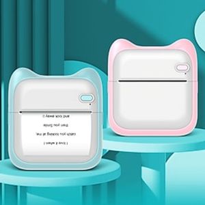 Mini Pocket Printer Bluetooth Photo Picture HD Label Student Thermal Paper Student Wrong Question Mini Portable Printer For Learning Lightinthebox