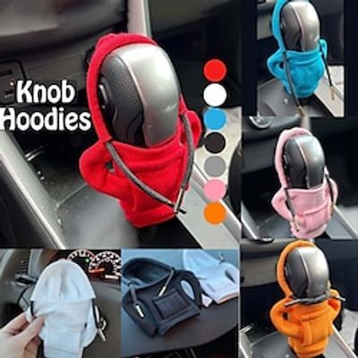 Gear Shift Knob Cover, Shifter Knob Hoodie Cover, Creative Hoodie Car Gear Stick Cover, Universal Car Decorations Gear Shift Knob Covers, Car Interior Decor Lightinthebox