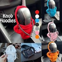 Gear Shift Knob Cover, Shifter Knob Hoodie Cover, Creative Hoodie Car Gear Stick Cover, Universal Car Decorations Gear Shift Knob Covers, Car Interior Decor Lightinthebox - thumbnail