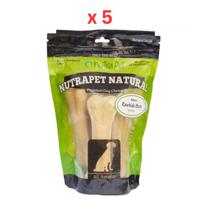 Nutrapet Natural Rawhide Bone 5 Inch For Dog (Pack Of 5)