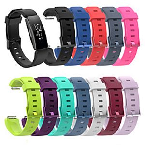 Smart Watch Band for Fitbit 1 pcs Sport Band Silicone Replacement  Wrist Strap for Fitbit Inspire HR Fitbit Inspire 18mm miniinthebox