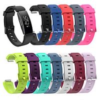 Smart Watch Band for Fitbit 1 pcs Sport Band Silicone Replacement  Wrist Strap for Fitbit Inspire HR Fitbit Inspire 18mm miniinthebox - thumbnail