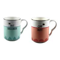 Yvonne Ellen Mugs Off Duty/Day Dreamer 375ml (Set of 2) - thumbnail