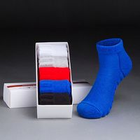 Outdoor Sport Breathable Cotton Thick Warm Sole Massage Stockings Middle Tube Socks For Men