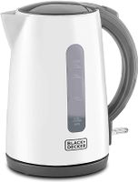 Black+Decker Concealed Coil Kettle, White, 1.7 Litres, JC70-B5