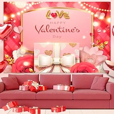 Valentine's Day Heart Hanging Tapestry Wall Art Large Tapestry Mural Decor Photograph Backdrop Blanket Curtain Home Bedroom Living Room Decoration Lightinthebox
