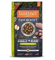 Instinct Raw Boost Kibble Chicken Healthy Weight Dry Dog Food 20lbs