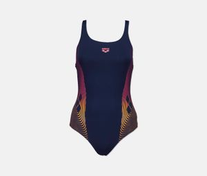 Womens Espiral One Piece Swimwear  Navy/Fresia Rose