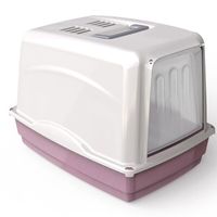 Georplast Vicky Cat Litter Box - Pink (Pack Of 2)