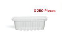 Hotpack Plastic Clear Container With Lids 250 Pieces - C48HP