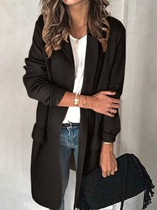 Plain Pocket Casual Blazer