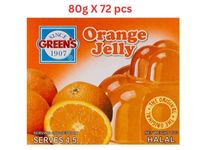 Green's Jelly Orange (Pack Of 6 X 12 X 80g)
