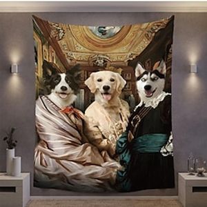 Victorian Animals Hanging Tapestry Wall Art Large Tapestry Mural Decor Photograph Backdrop Blanket Curtain Home Bedroom Living Room Decoration Lightinthebox