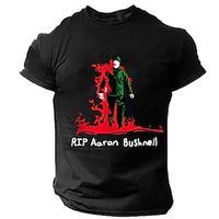 Rip Aaron Bushnell Flame Tee Men's Graphic Cotton T Shirt Sports Classic Shirt Short Sleeve Comfortable Tee Street Holiday Summer Fashion Designer Clothing Lightinthebox Rip Aaron Bushnell Flame Tee Men's Graphic Cotton T Shirt Sports Classic Shirt Short Sleeve Comfortable Tee Street Holiday Summer Fashion Designer Clothing Lightinthebox