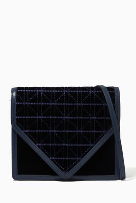Alexa Bag in Velvet & Nappa Leather