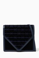Alexa Bag in Velvet & Nappa Leather - thumbnail