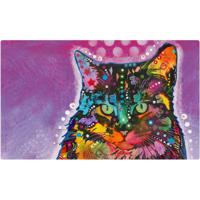 Drymate Cat Bowl Placemat Neon Pink 12 x 20 inch/30 cm x 50 cm