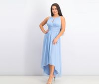 Womens Beaded Long Dress  Lavender - thumbnail