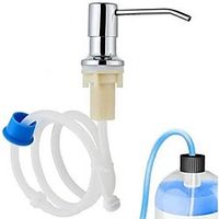 304 Stainless Steel Sink Soap Dispenser Pump Head Extension Silicone Tube Bathroom Hand Washing Cleaning Soap Dispenser Lightinthebox - thumbnail