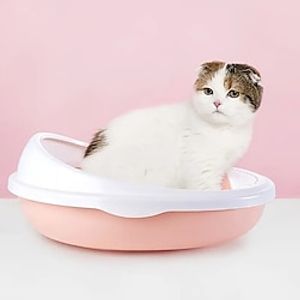 Keep Your Home Clean  Tidy - Semi-Closed Anti Splash Cat Litter Box With Scoop Lightinthebox