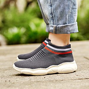 Boys' Sandals Comfort Mesh Sock Boots Big Kids(7years ) Daily Walking Shoes Black Gray Summer Lightinthebox