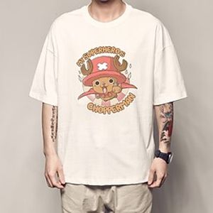 Inspired by One Piece Tony Tony Chopper T-shirt Cartoon Manga Anime Harajuku Graphic Kawaii T-shirt For Men's Women's Unisex Adults' Hot Stamping 100% Polyester Lightinthebox