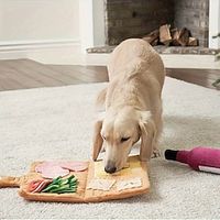 Dog Snuffle Mat Menu Shape Pet Slow Feeding Pad Pet Sniffing Mat Dog Training Toys Lightinthebox - thumbnail