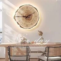 Minimalist Wall Lamp Clock Design Living Room Background Warm White Wall Lamp Decorative Lamp Designer Atmosphere Lamp Nordic Lamp Bedroom 110-240V Lightinthebox - thumbnail
