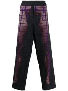 Craig Green stretch body print trousers - PURPLE