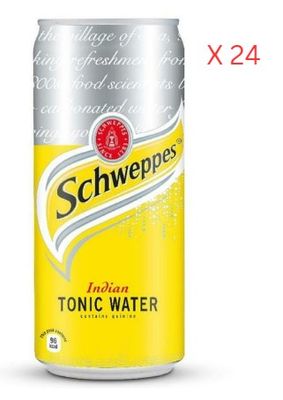 Schweppes Tonic Water Can - 24 x 300 ml