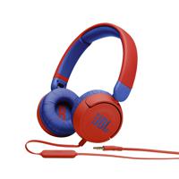JBL Junior 310 Red On-Ear Kids Headphones - thumbnail