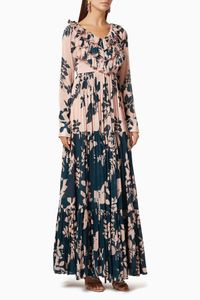 Floral Georgette Maxi Dress