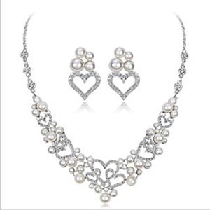 Women's Cubic Zirconia Jewelry Set Bridal Jewelry Sets Geometrical Flower Stylish Earrings Jewelry White For Anniversary Party Evening Prom Festival 1 set miniinthebox