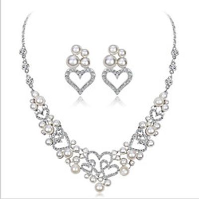 Women's Cubic Zirconia Jewelry Set Bridal Jewelry Sets Geometrical Flower Stylish Earrings Jewelry White For Anniversary Party Evening Prom Festival 1 set miniinthebox