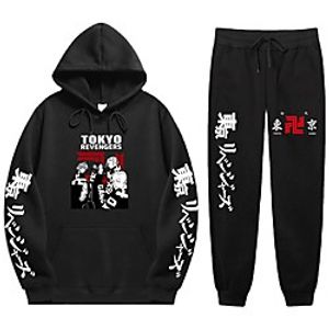 Inspired by Tokyo Revengers Draken Hoodie Anime 100% Polyester Anime Harajuku Graphic Kawaii Pants For Men's / Women's / Couple's miniinthebox