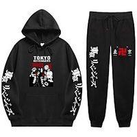 Inspired by Tokyo Revengers Draken Hoodie Anime 100% Polyester Anime Harajuku Graphic Kawaii Pants For Men's / Women's / Couple's miniinthebox - thumbnail