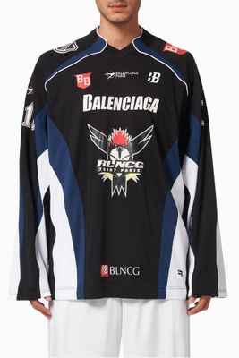 Hockey T-shirt in Sporty Mesh Jersey